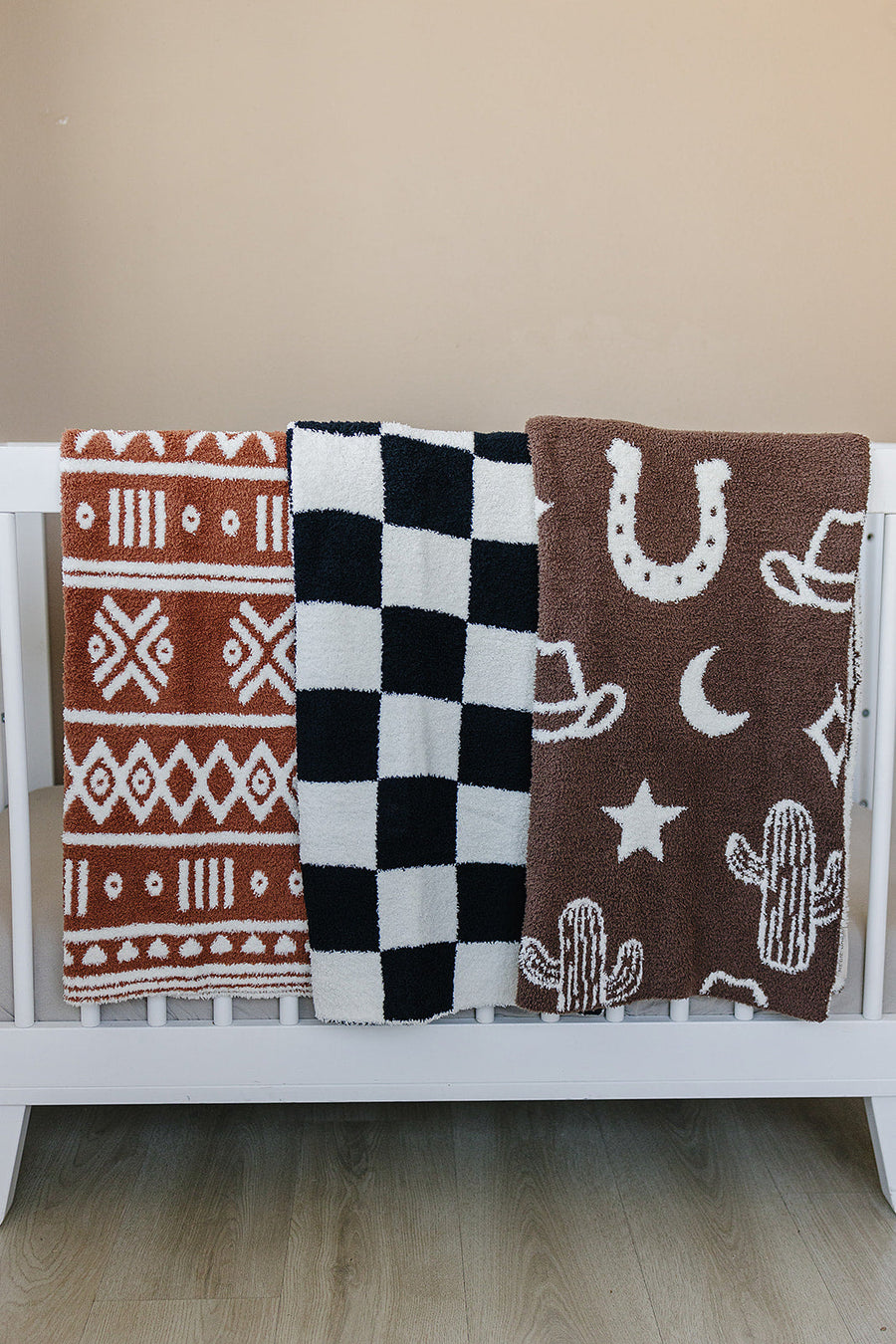 Western Plush Blanket Mebie Baby