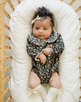 Olive Bloom Bubble Romper