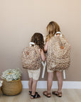 Mustard Floral Large Backpack