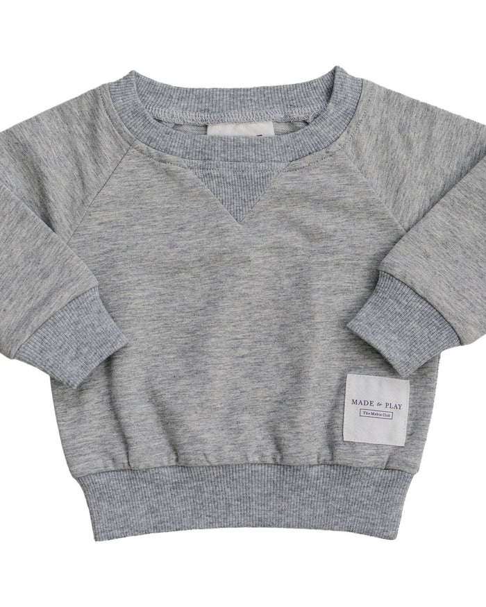 Grey Crewneck Mebie Baby