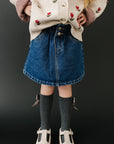 Dark Wash Denim Skirt