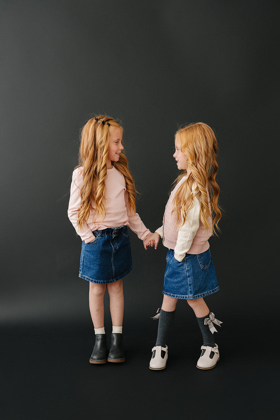 Dark Wash Denim Skirt Mebie Baby