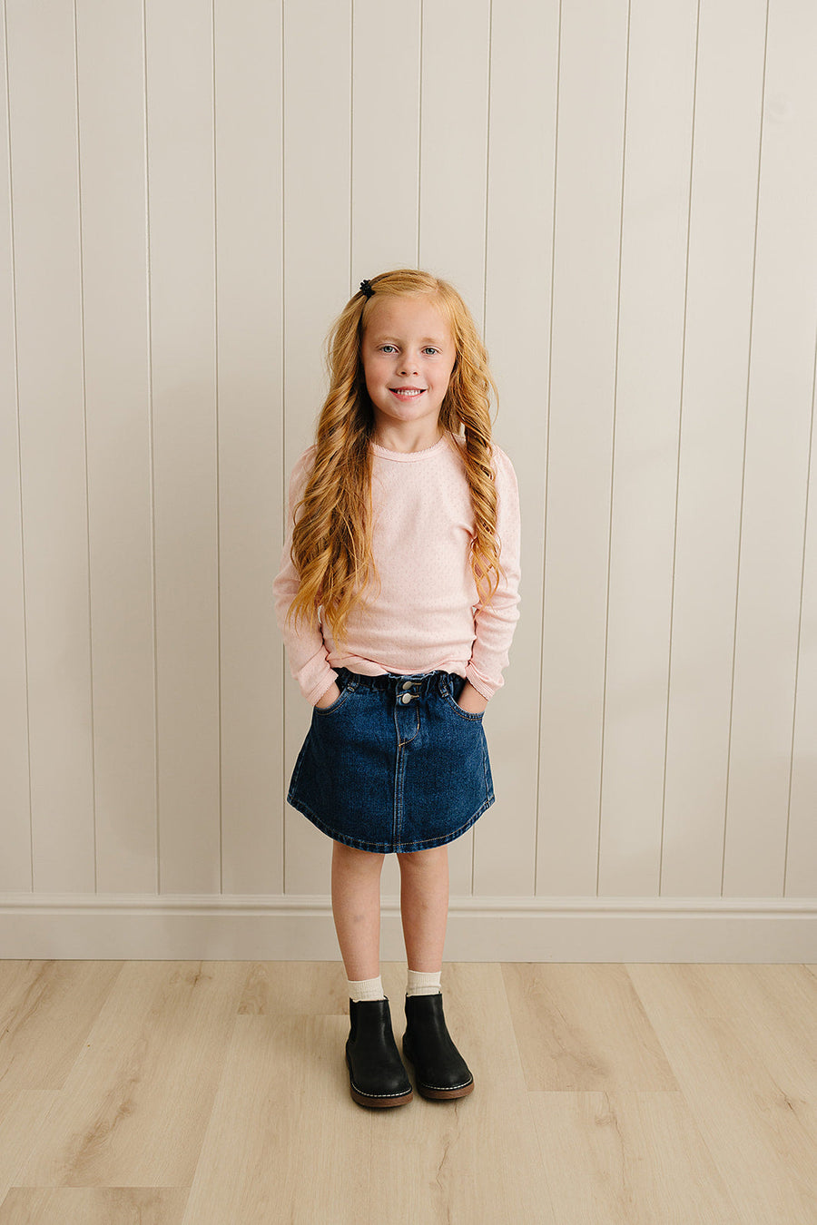 Dark Wash Denim Skirt Mebie Baby