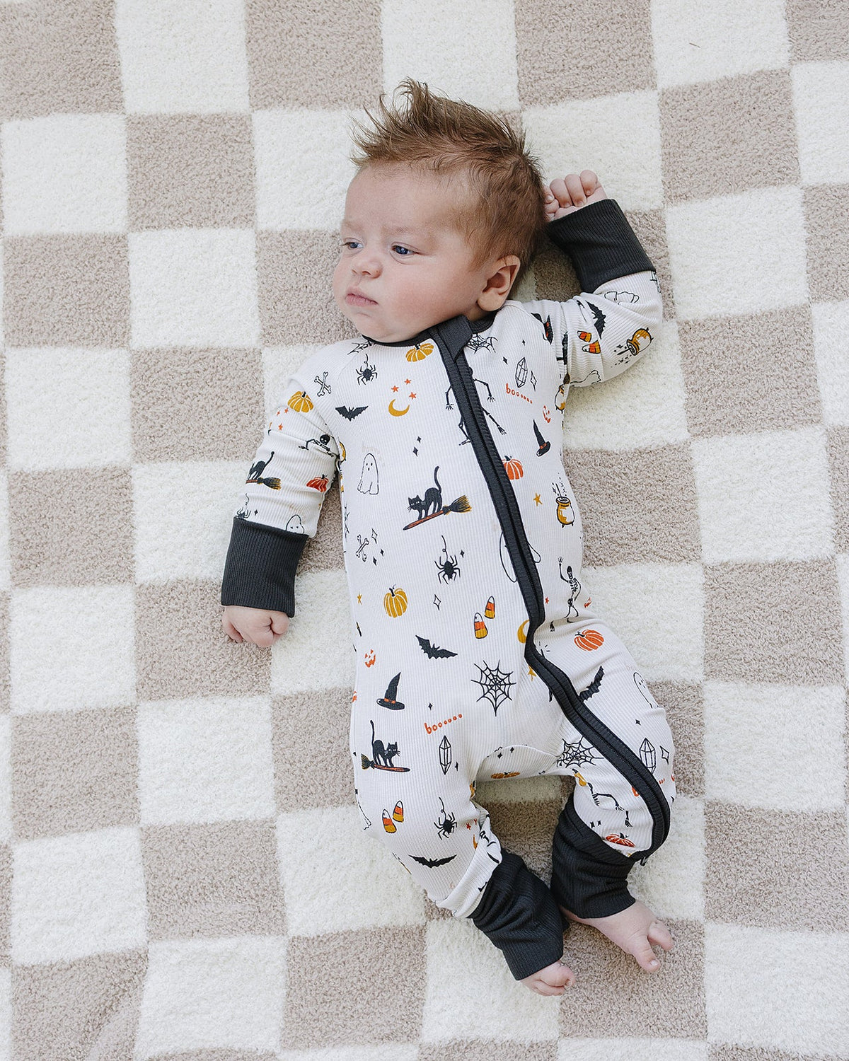 Halloween Bamboo Zipper Mebie Baby