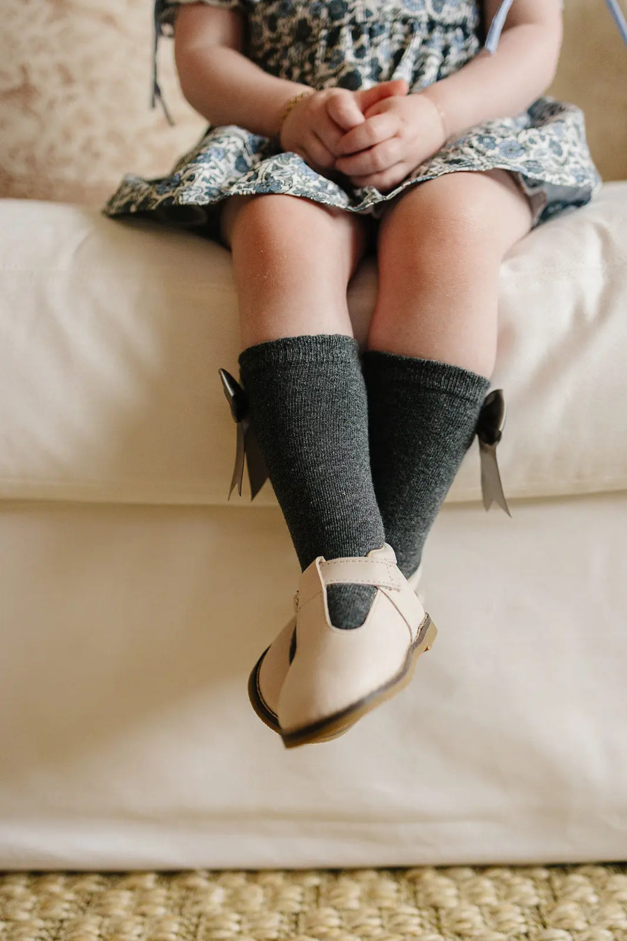 Mebie High Rise Bow Socks Mebie Baby