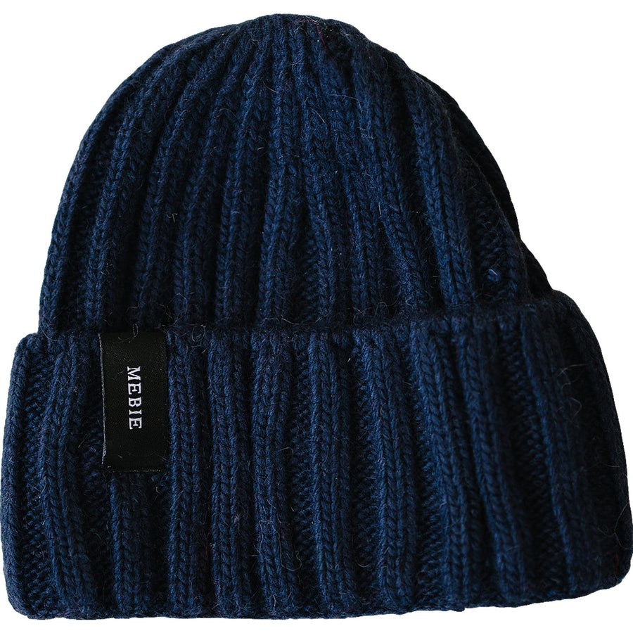 Navy Chunky Knit Beanie Mebie Baby