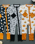 Bats Bamboo Zipper Mebie Baby