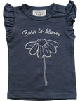 Born to Bloom Ruffle Tee