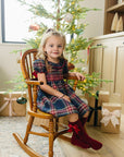 Christmas Plaid Smocked Dress Mebie Baby