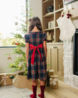 Christmas Plaid Smocked Dress Mebie Baby