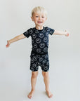 Bamboo Two Piece Shorts Set | Electric Smiley