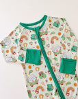 Bamboo Zip Romper | St. Patrick's