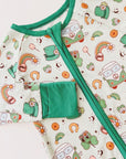 Bamboo Zip Romper | St. Patrick's