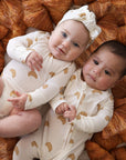 Bamboo Zip Pajamas | Croissants forever french baby
