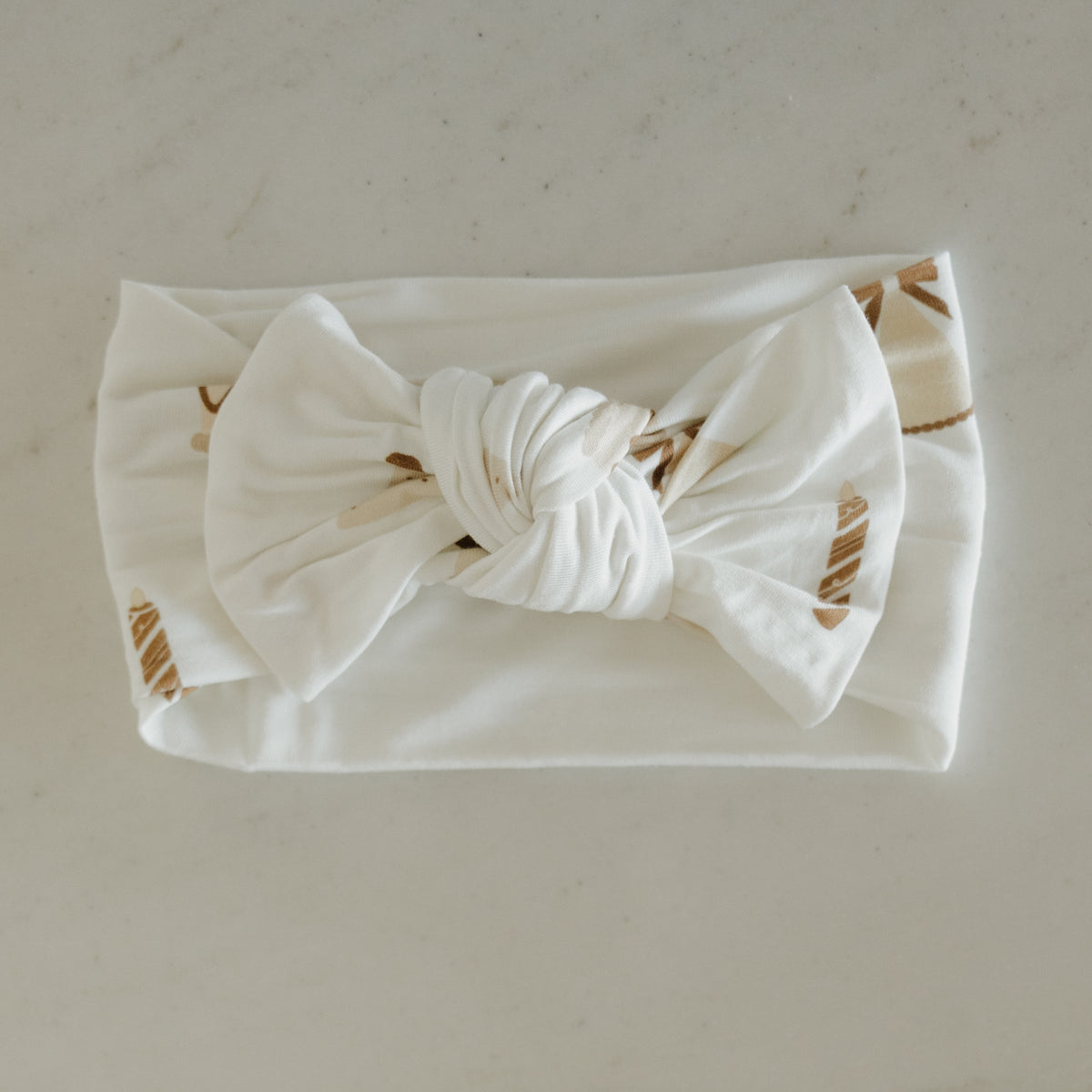 Bamboo Head Wrap | Birthday Girl forever french baby