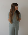 Child Boxy Tee Lounge Set | Lucky Micro Check