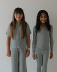 Child Boxy Tee Lounge Set | Lucky Micro Check