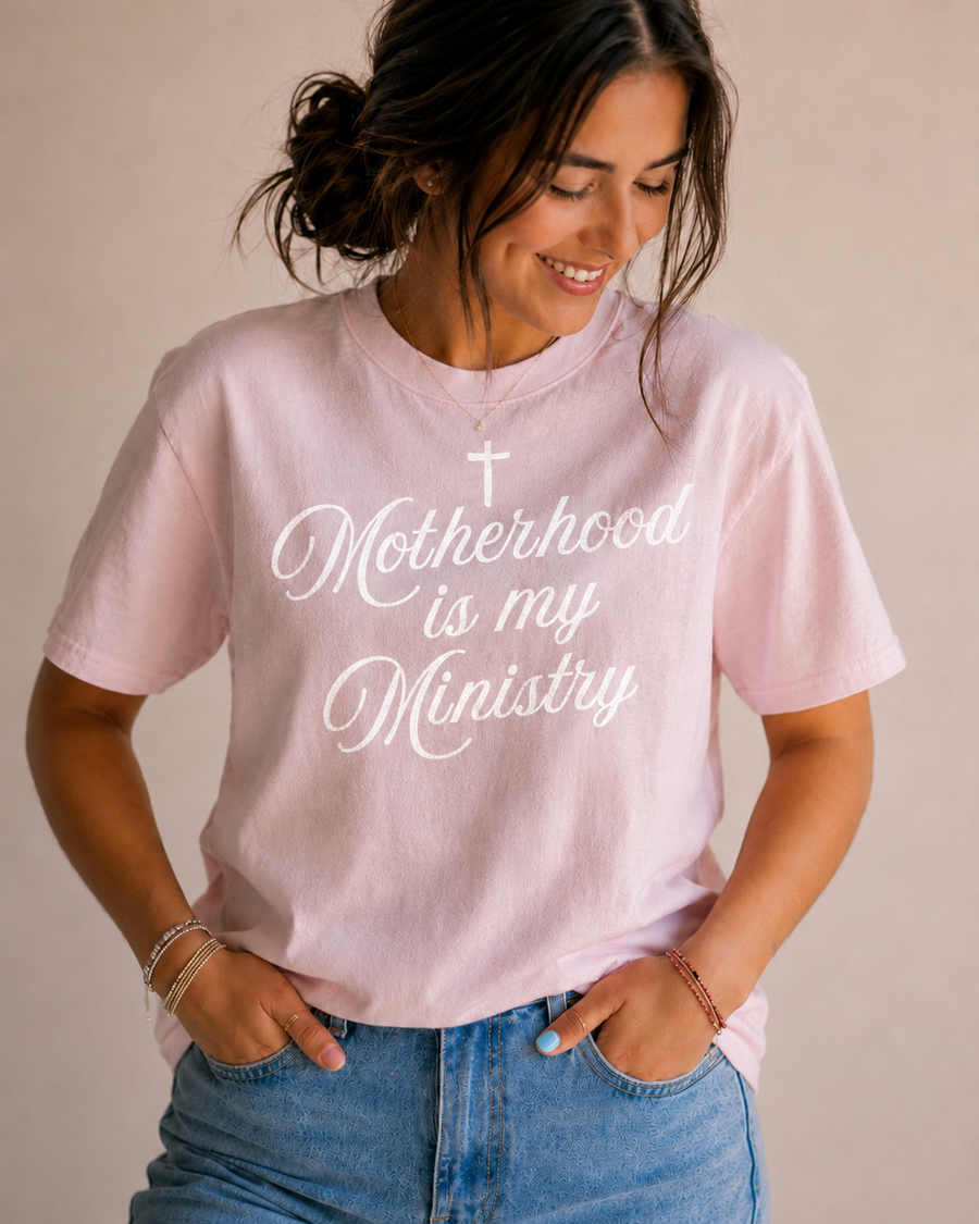 Motherhood is my Ministry Tee SBG Co.