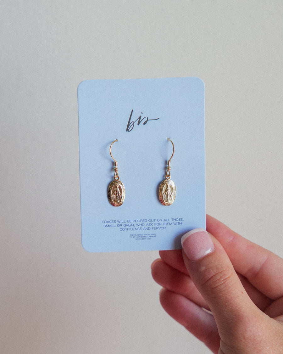 Miraculous Medal Earrings