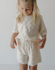 Child Terry Short Set | Coconut Milk