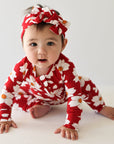 Bamboo Zip Pajamas | Cherry Blossoms