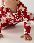 Bamboo Zip Pajamas | Cherry Blossoms