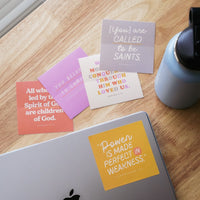 Colorful Scripture Sticker Pack