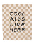 'Cool Kids Live Here' Canvas Wall Banner | Kids Room Décor