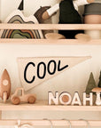 "Cool" Canvas Pennant | Handmade Wall Décor