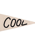 "Cool" Canvas Pennant | Handmade Wall Décor