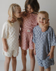 Child Terry Short Set | Sea Pink