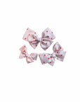 Ditsy Red Hearts Pinwheel