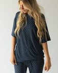 Short Sleeve Women's Bamboo Lounge Set | Emery