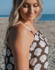 Women's Muslin Sleeveless Dress | Seashells