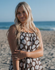 Women's Muslin Sleeveless Dress | Seashells