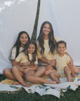 Girl's Bamboo Short Set | Lemon