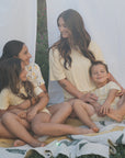 Girl's Bamboo Short Set | Lemon