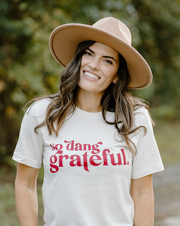 So Dang Grateful Tee Saved by Grace Co.