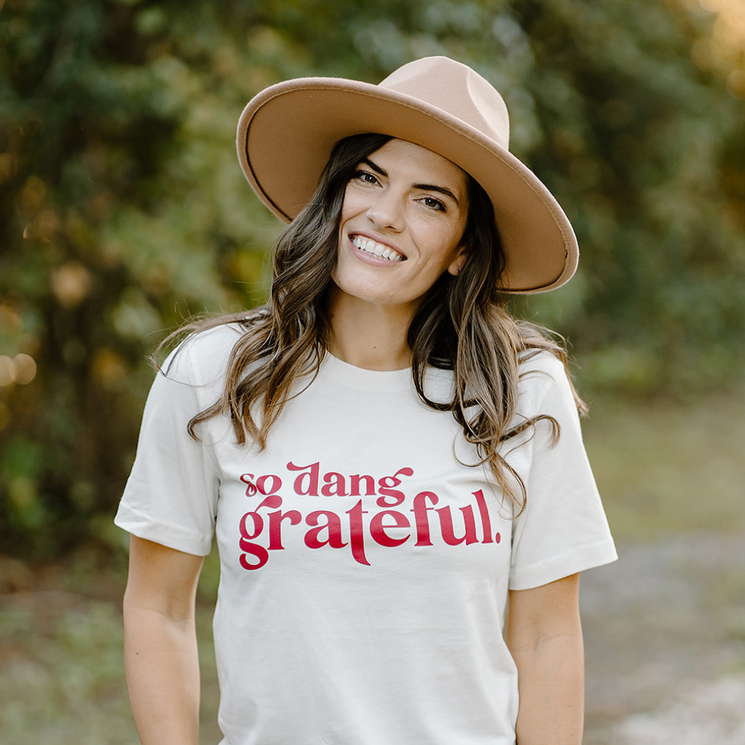 So Dang Grateful Tee Saved by Grace Co.