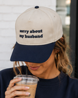 Sorry About My Husband Embroidered Cap SALE Saved by Grace Co.