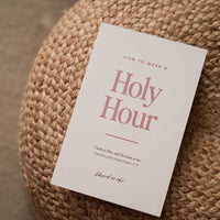 How to Make A Holy Hour // Booklet