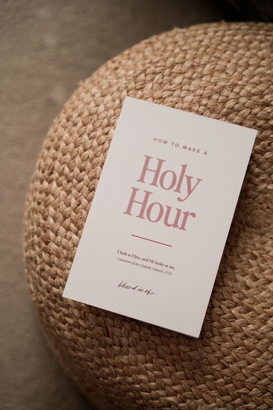 How to Make A Holy Hour // Booklet