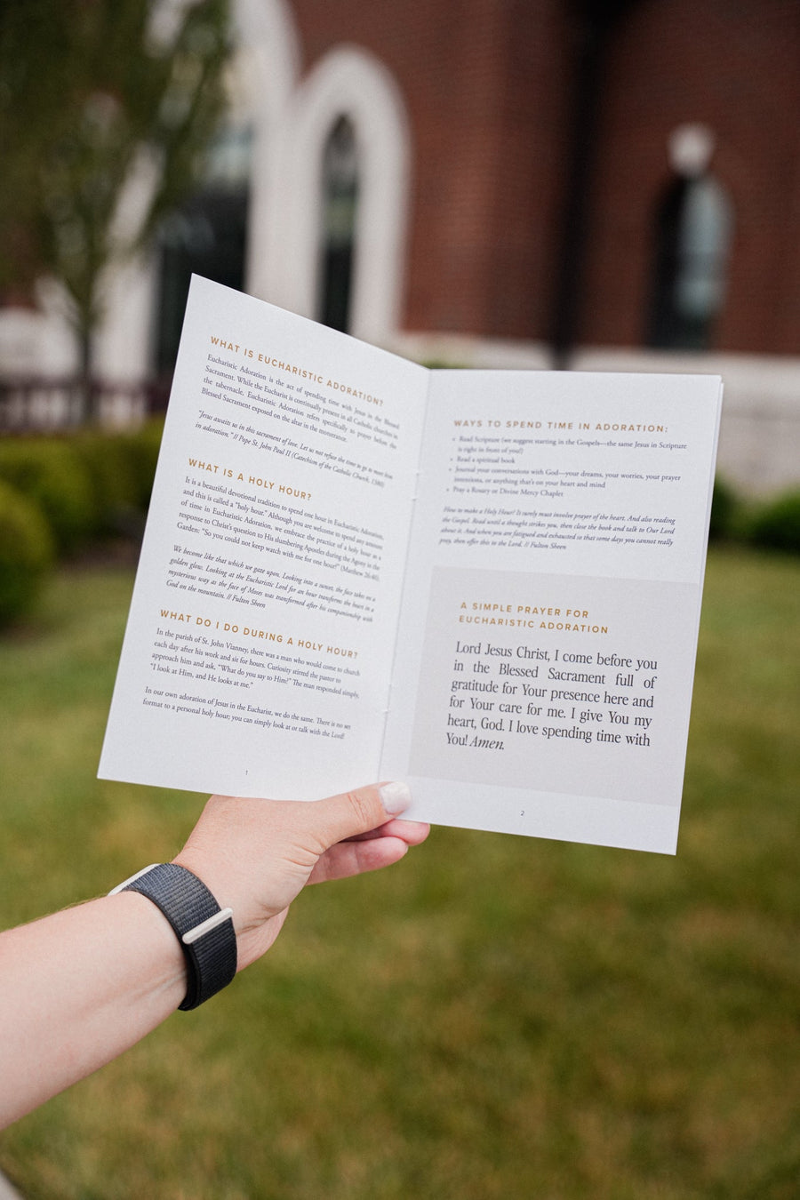 How to Make A Holy Hour // Booklet