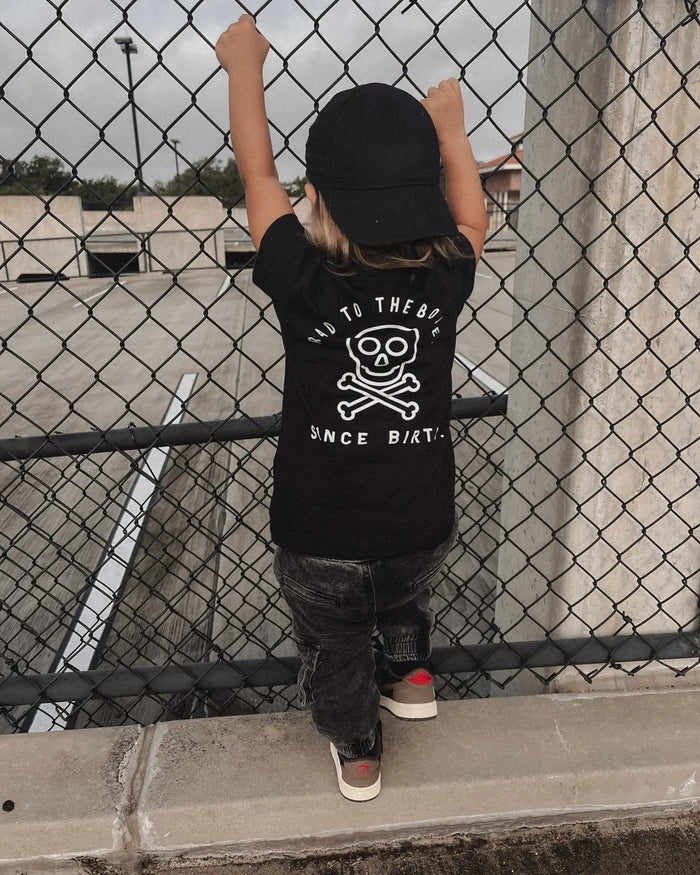 Rad to the Bone Pocket Style Tee Saved by Grace Co.
