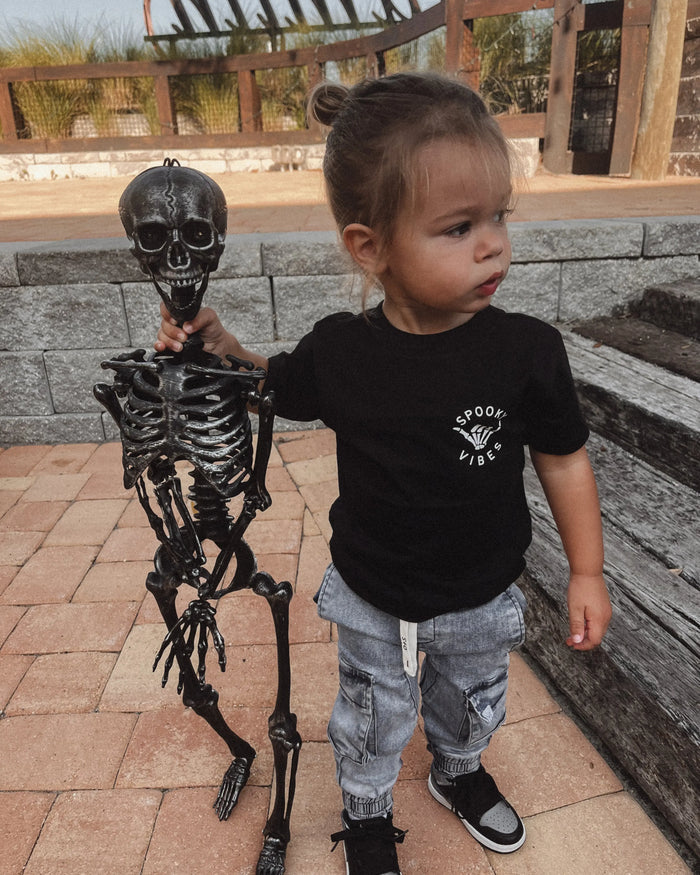 Spooky Vibes Pocket Tee Saved by Grace Co.