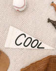 "Cool" Canvas Pennant | Handmade Wall Décor