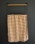 Gingham Muslin Swaddle Blanket