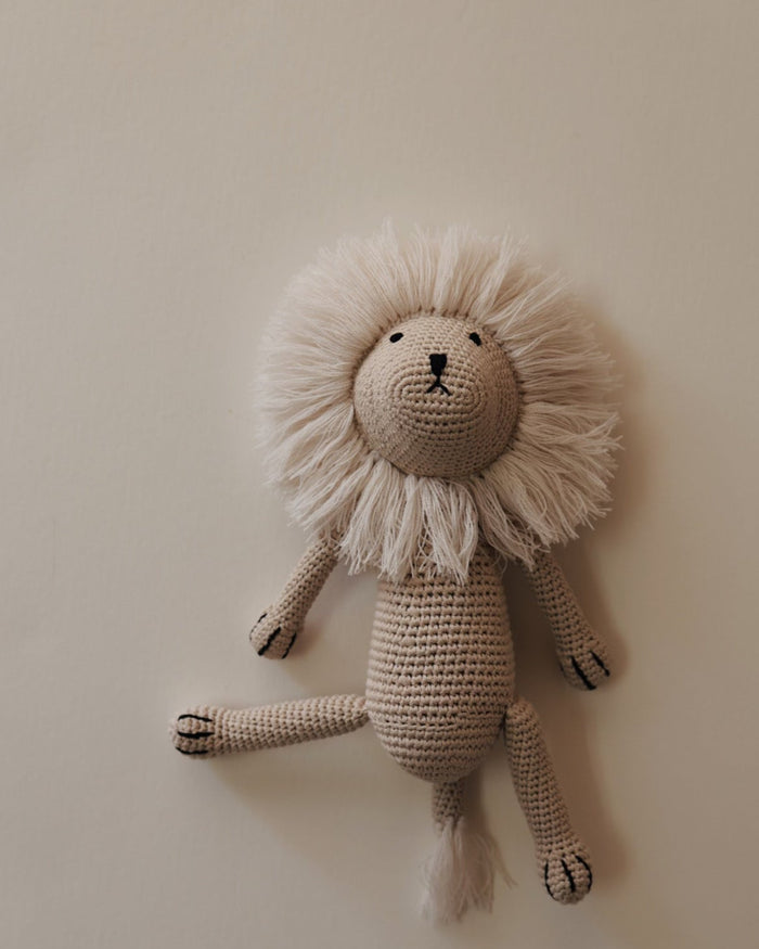 Lennon the Lion | Knit Doll forever french baby