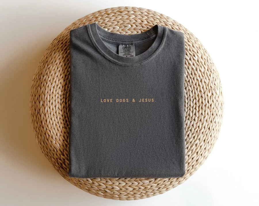 Love Dogs + Jesus - Youth Tee Saved by Grace Co.