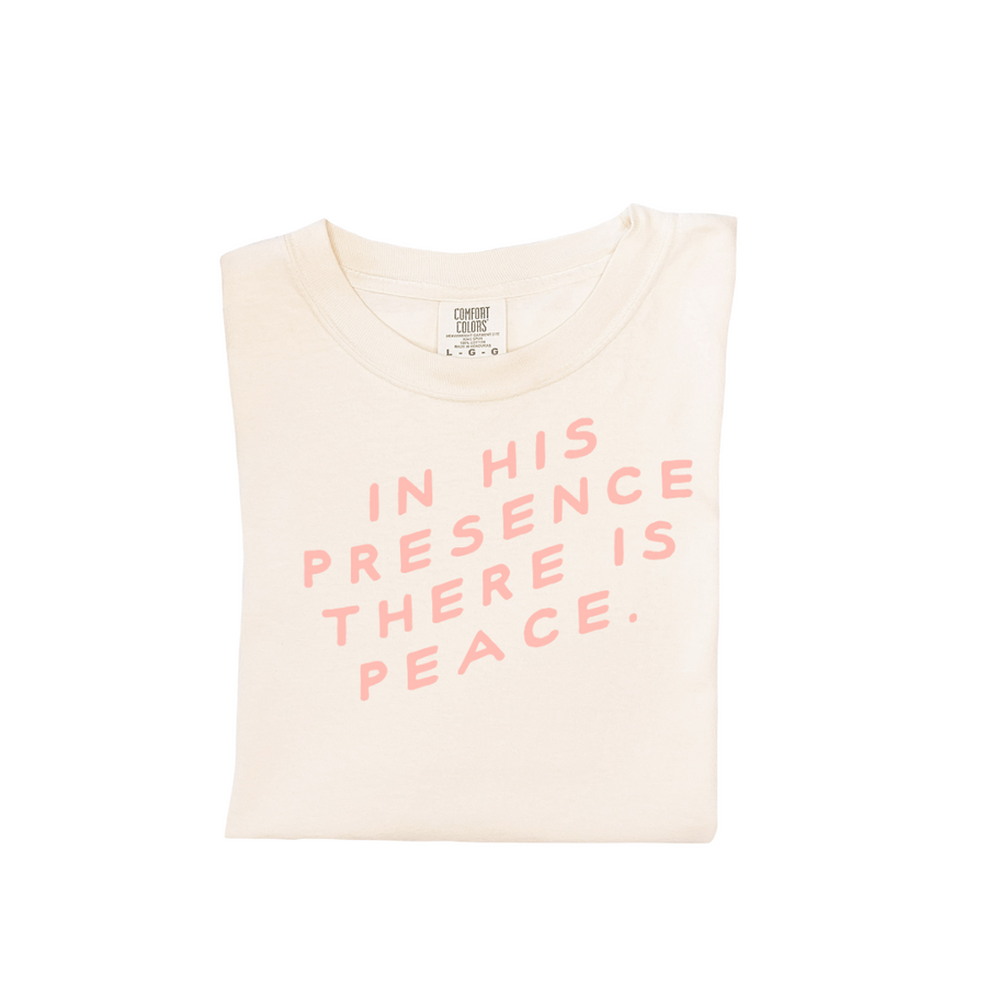 In His Presence, There Is Peace Tee 🌿 SBG Co.